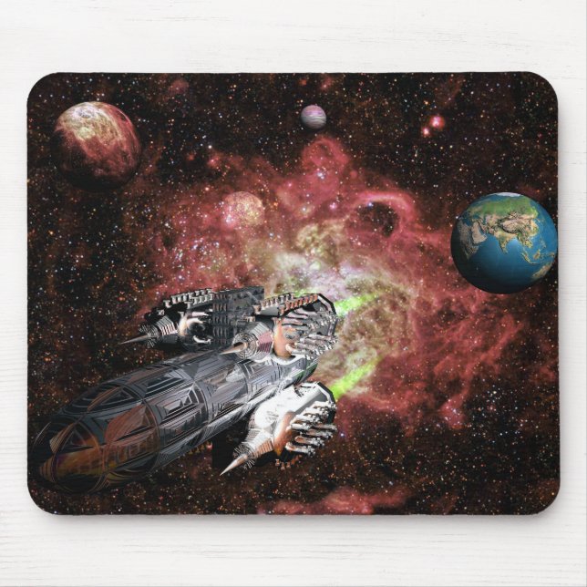 Raumschiff Mousepad (Vorne)