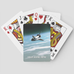 Raumschiff. Personalisiert Spielkarten