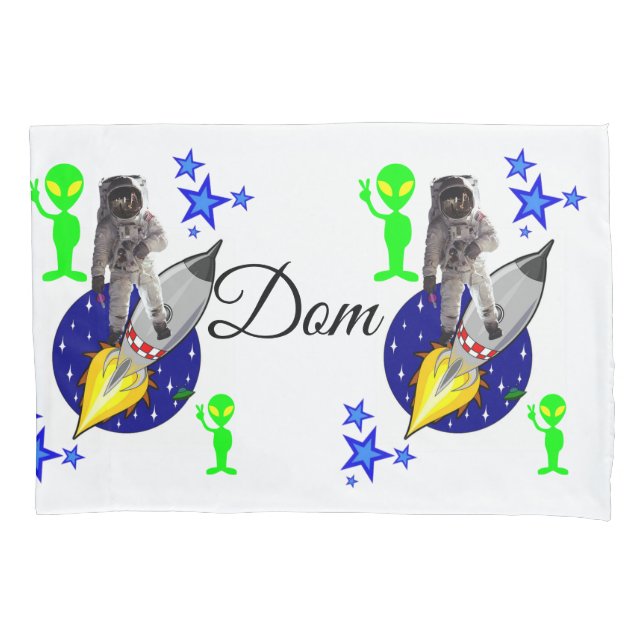 Raumschiff "Pillow Case Astronaut" Kissenbezug (Vorderseite)