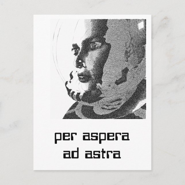 Raumschiff Postkarte (Vorderseite)