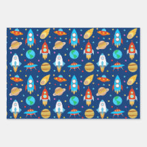 Raumschiff-Sterne Komets Planets Blue