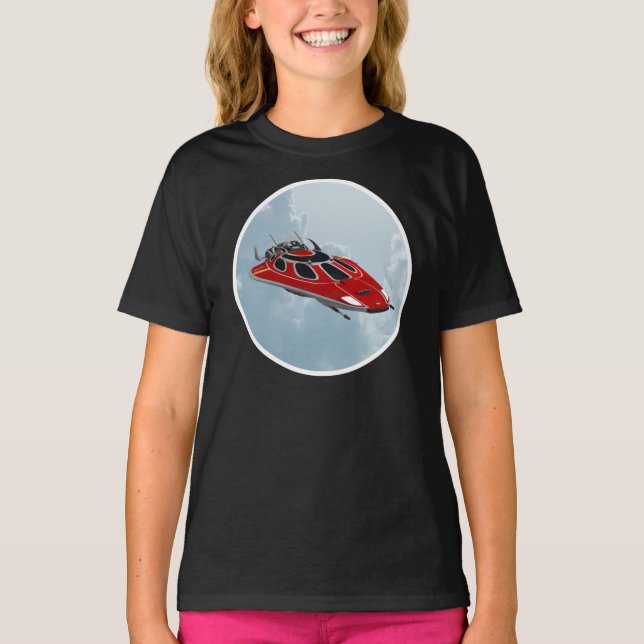 Raumschiff T-Shirt (Vorderseite)