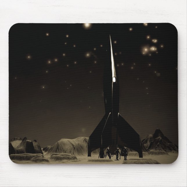 Raumschiff und Rocketschiff Mousepad (Vorne)