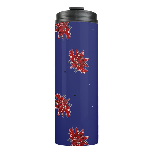 Raumschiffe Thermosbecher (Vorderseite)