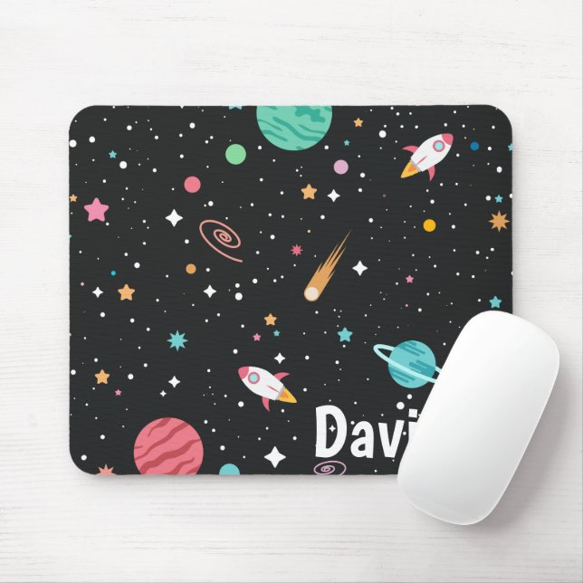 Raumschiffe und Sterne Mousepad (Mit Mouse)