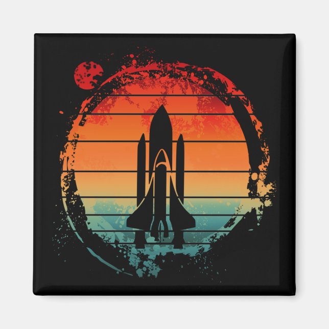 RAUMSCHUTZ VINTAG MAGNET (Vorne)