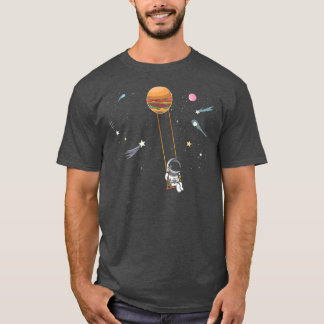 Raumsonde, die auf einem Burger schwingt, Planets  T-Shirt