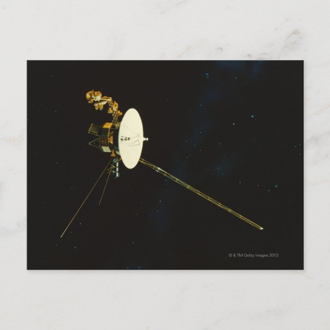 Raumsonde Postkarte (Vorderseite)