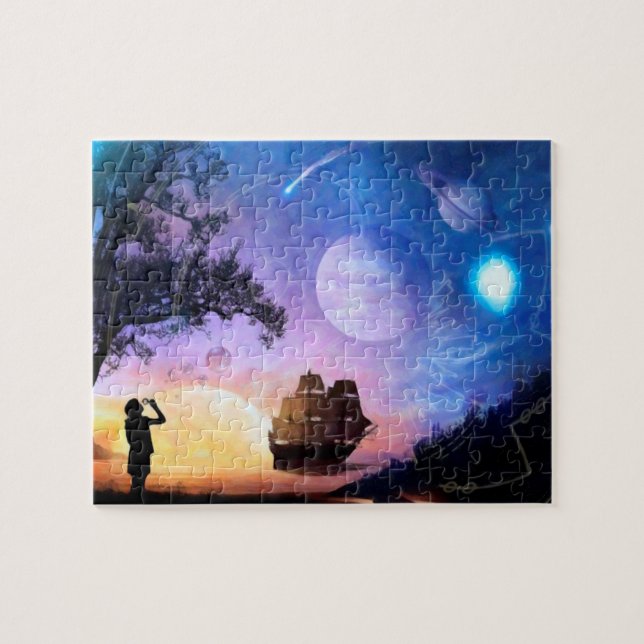 Raumsonde Weltraumkunstwerk Voyager Raumsonde (Horizontal)