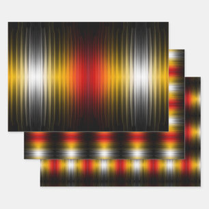Raumsonde Wiedereintritt in Plasmabildschirme Geschenkpapier Set