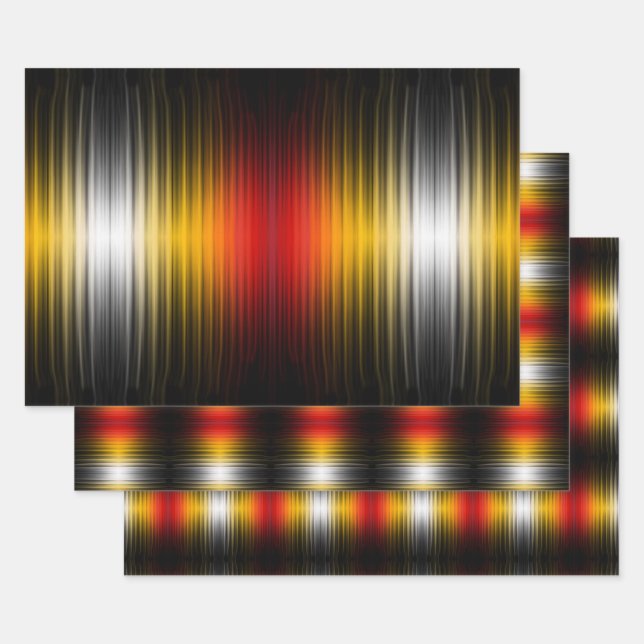 Raumsonde Wiedereintritt in Plasmabildschirme Geschenkpapier Set (Set)