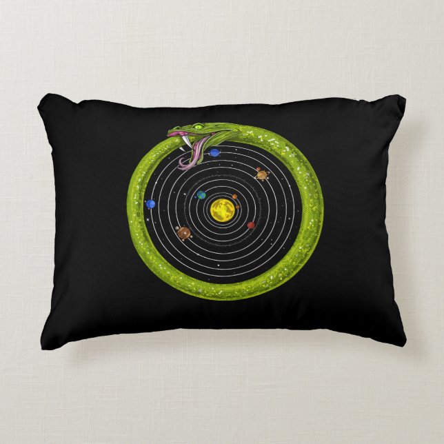 Raumsondenanlage Ouroboros Dekokissen (Vorderseite)
