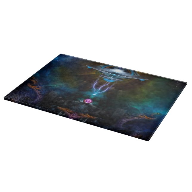 Raumstation Ansarious Cutting Board Schneidebrett (Ecke)