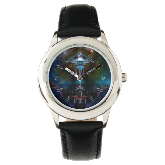 Raumstation Ansarious Wrist Watch Armbanduhr (Vorderseite)