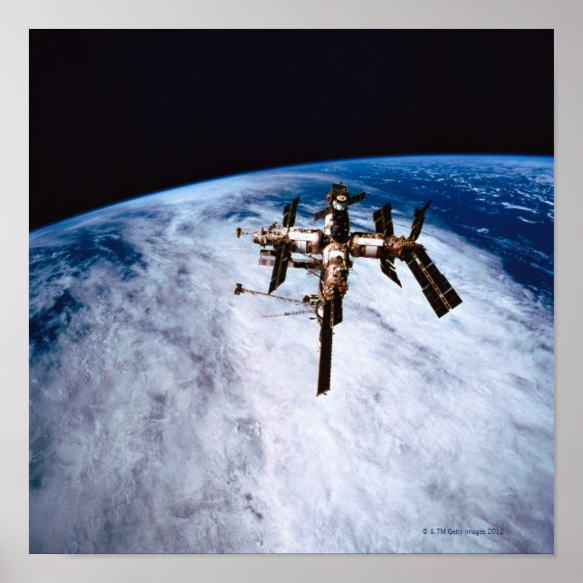 Raumstation im Orbit 9 Poster (Vorne)