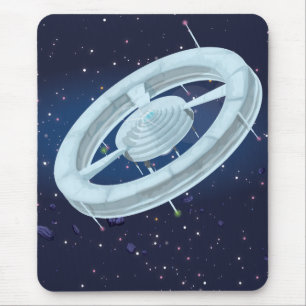 Raumstation Mousepad