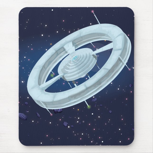 Raumstation Mousepad (Vorne)