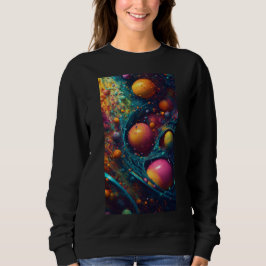 Raumstruktur nach Kunst Sweatshirt