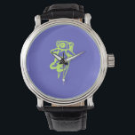 Raumüberwachung Armbanduhr<br><div class="desc">5... 4..3... 2..1...  mit diesem digitalen Kunstdesign starten. Wohin du auch gehst,  der Raumfahrer geht.</div>