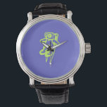 Raumüberwachung Armbanduhr<br><div class="desc">5... 4..3... 2..1...  mit diesem digitalen Kunstdesign starten. Wohin du auch gehst,  der Raumfahrer geht.</div>