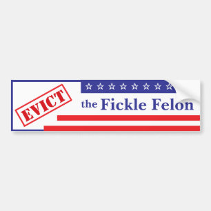 Räumung des Fickle Felon-Autoaufklebers Autoaufkleber