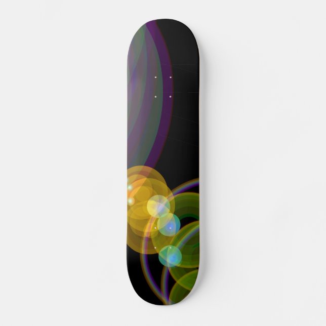 Raumzeit Skateboard (Vorderseite)