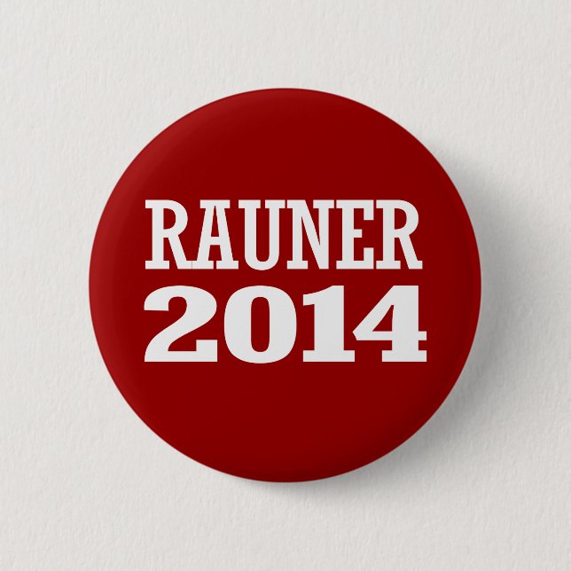 RAUNER 2014 BUTTON (Vorderseite)