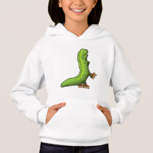 Raupe als Inline-Skater mit Inline-Skaten Hoodie