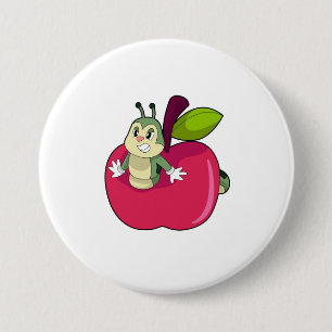 Raupe Apple Button