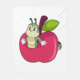 Raupe Apple Fleecedecke
