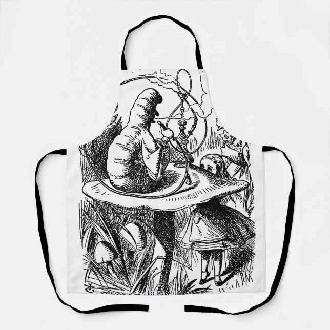 Raupe aus der Alice im Wunderland Schürze (Vorderseite)