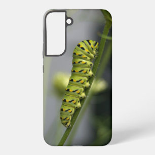 Raupe aus schwarzem Frack (Petersilie) auf Dil. Samsung Galaxy Hülle