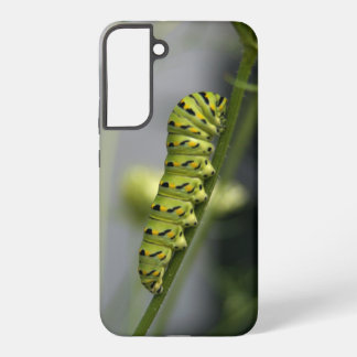 Raupe aus schwarzem Frack (Petersilie) auf Dil. Samsung Galaxy Hülle