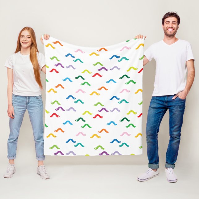 Raupe Fleecedecke (Beispiel)