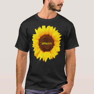 Raupe für Männer Schmetterling Sonnenblumen Liebe T-Shirt