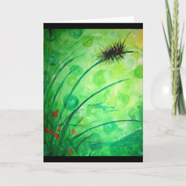 Raupe Karte (Vorderseite)