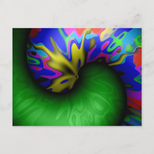 Raupe Liebe Postkarte