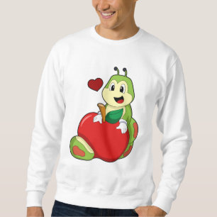 Raupe mit Apple Sweatshirt