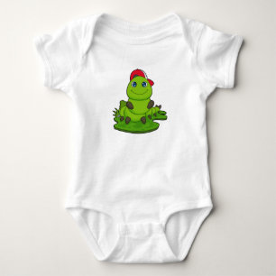 Raupe mit Cap Baby Strampler