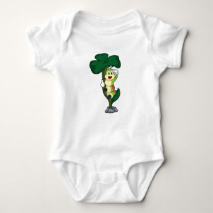 Raupe mit Leaf Baby Strampler