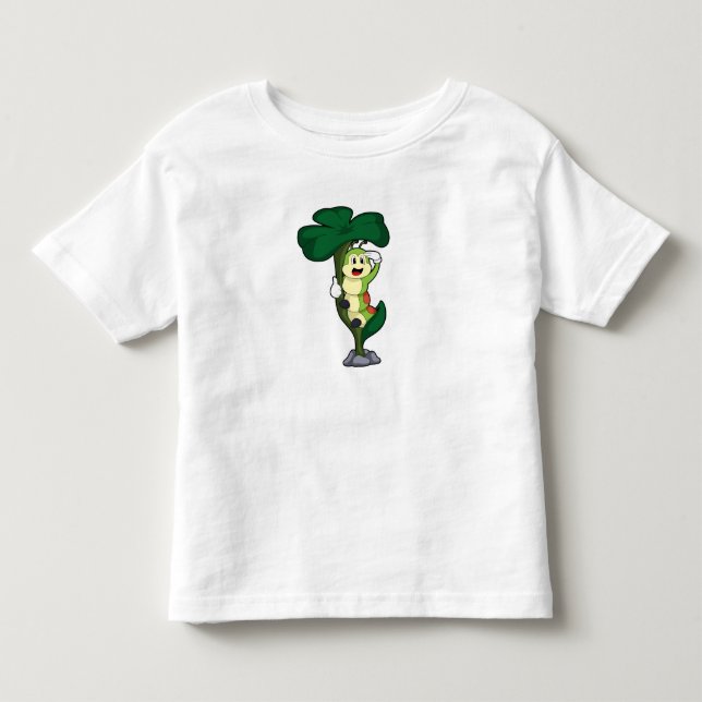 Raupe mit Leaf Kleinkind T-shirt (Vorderseite)
