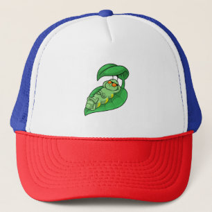 Raupe mit Leaf Truckerkappe