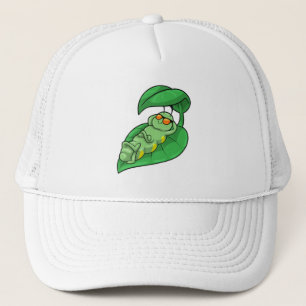 Raupe mit Leaf Truckerkappe