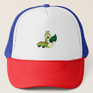 Raupe mit Leaf Truckerkappe