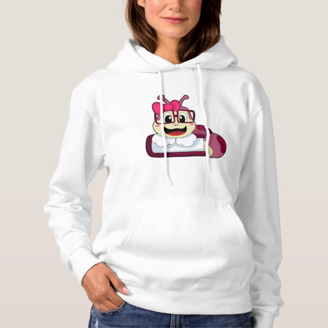 Raupe mit Ribbon Hoodie (Vorderseite)