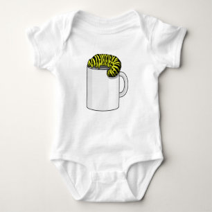 Raupe mit Tasse Baby Strampler