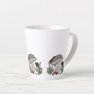 Raupe Pilz kleine Latte Tasse