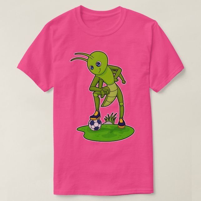 Raupe Player Soccer T-Shirt (Design vorne)