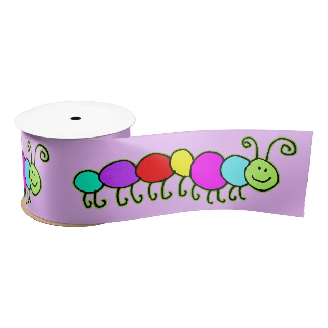 Raupe / Raupe Netty + Ihre Ideen Satinband (Spule)