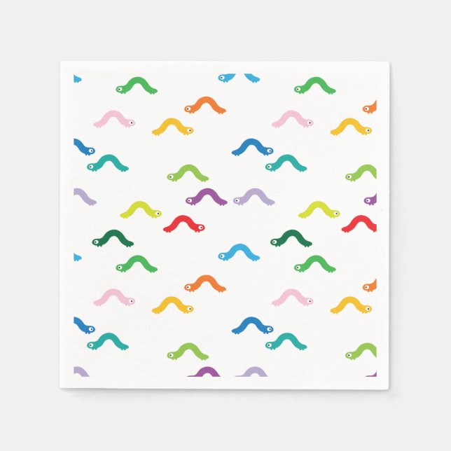 Raupe Serviette (Vorderseite)